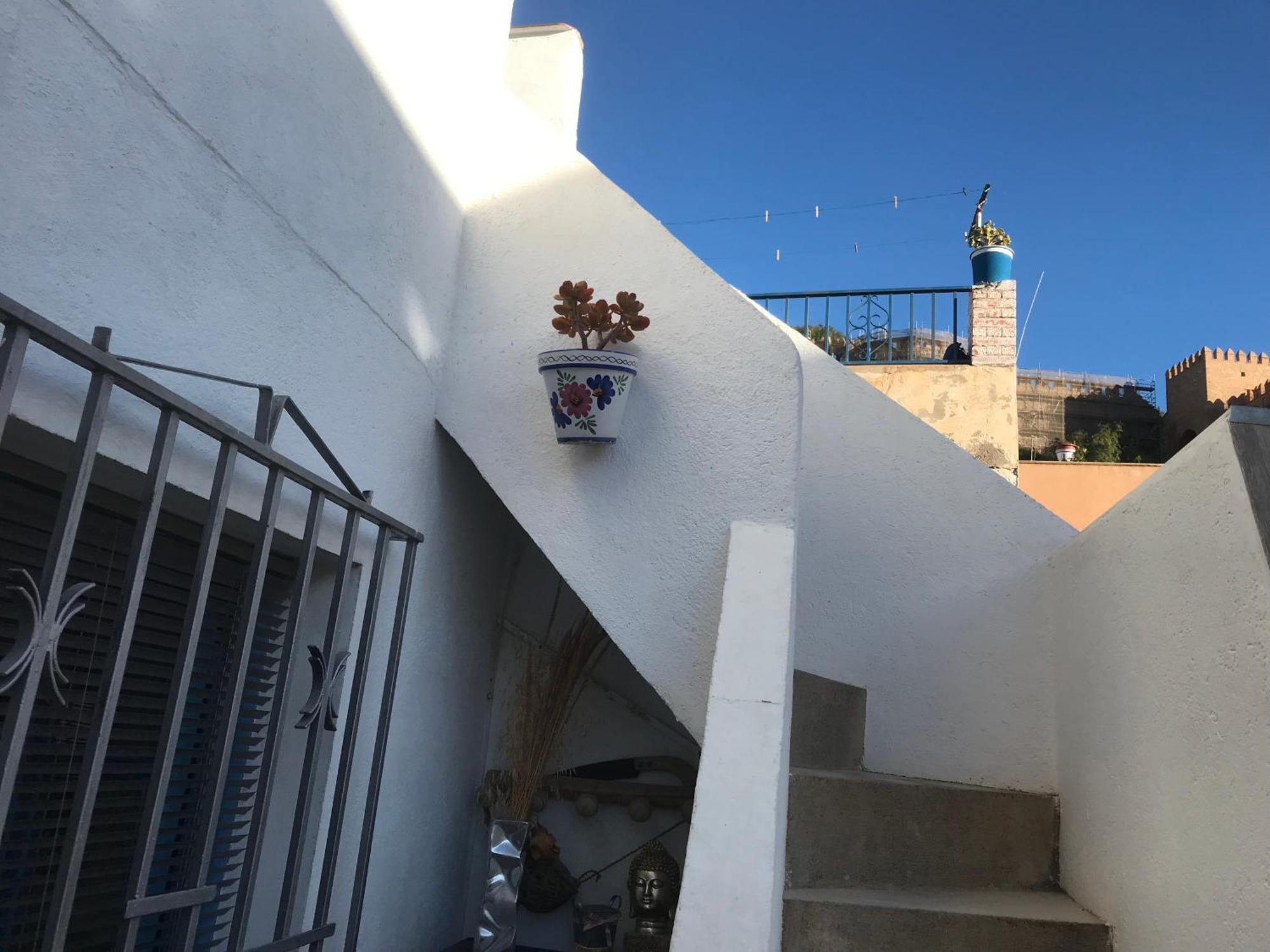 Casita La Paloma Bonita Del Pescador Hasta 5 Personas En El Casco Antiguo La Medina Centro Almeria Bajo Alcazaba Terraza Buena Vista Parking Privado Y Sabanas En Opcion Luaran gambar